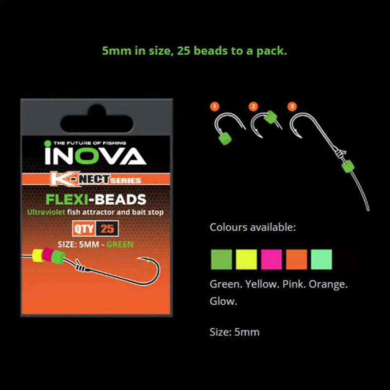 INOVA Flexi Beads - 25 Pack by Lure Me