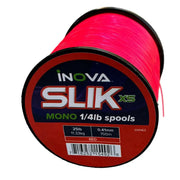 INOVA SLIK Red XS Monofilament Fishing Line by Lure Me