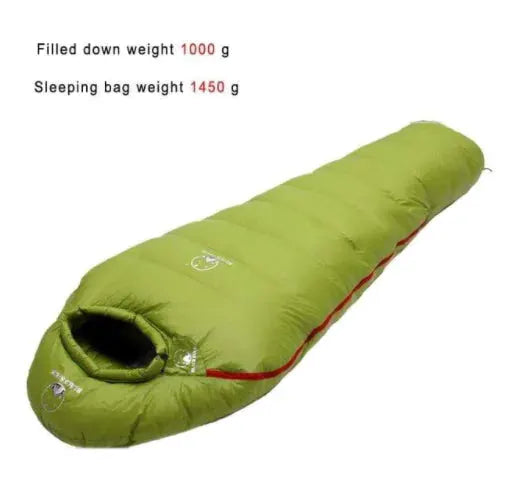 Goose Down Warm Sleeping Bag - Lightweight Insulated Camping Bag | Single by Mead's Supply & Equipment Outfitters limited