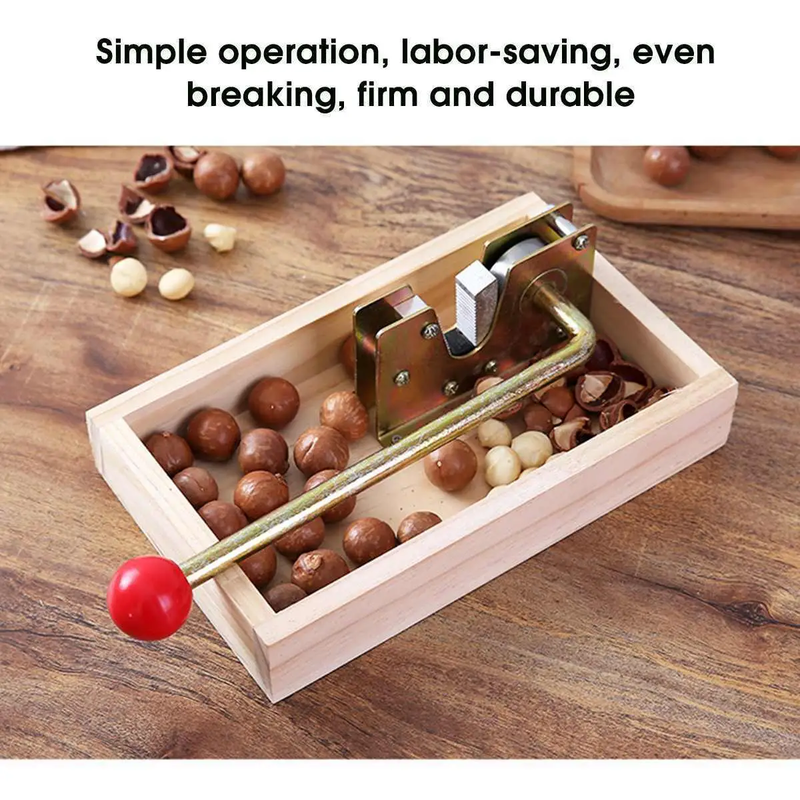 Macadamia Opener Nut Cracker Walnut Tool by salelink.co.nz