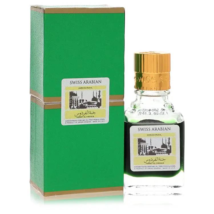 Jannet El Firdaus Concentrated Perfume Oil Free From Alcohol (Unisex Green Attar) by Swiss Arabian 9 ml by Brands HD