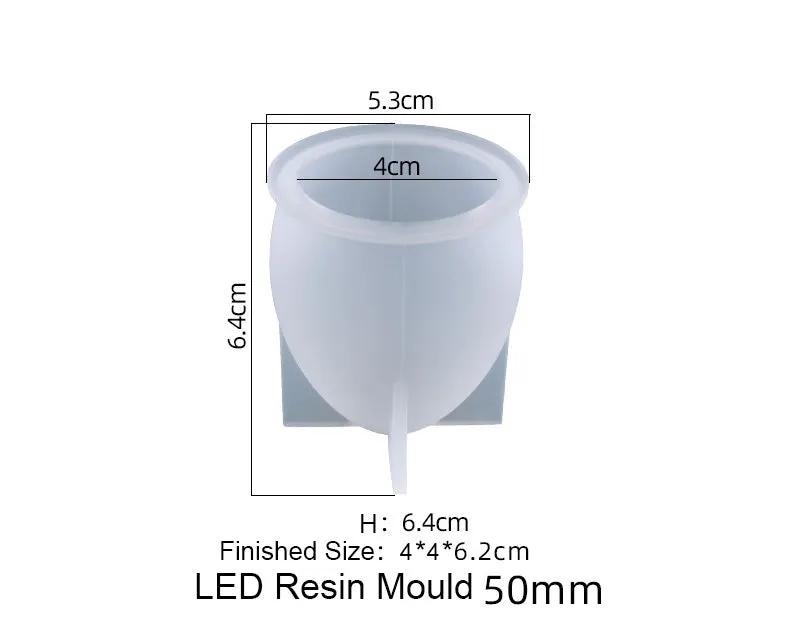 LED Resin Mould Resin Artist Home Decoration LED Night Light Mould by Resin Art NZ