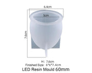 LED Resin Mould Resin Artist Home Decoration LED Night Light Mould by Resin Art NZ