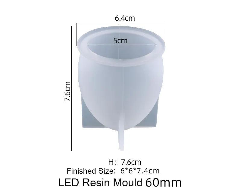 LED Resin Mould Resin Artist Home Decoration LED Night Light Mould by Resin Art NZ