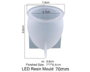 LED Resin Mould Resin Artist Home Decoration LED Night Light Mould by Resin Art NZ