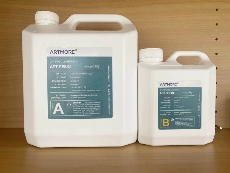 Crystal Clear Art Epoxy Resin - 3:1 by Weight 4kg Kit by Resin Art NZ