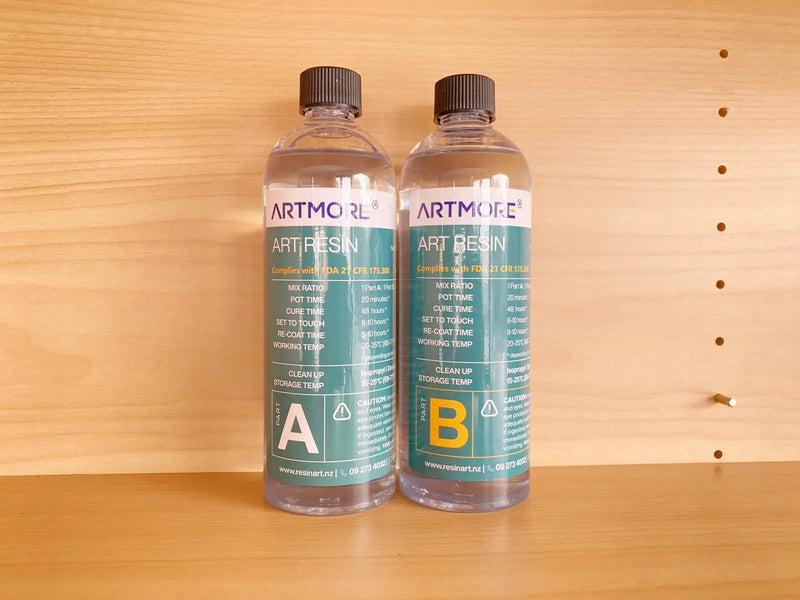 Artmore UV Resistant + FDA Approved Epoxy Resin - 1:1 by Volume by Resin Art NZ
