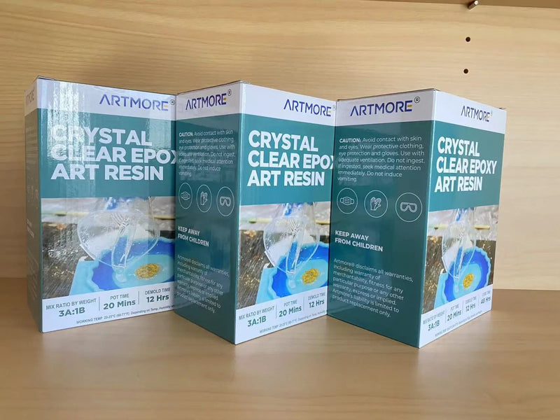 Crystal Clear Art Epoxy Resin - 3 : 1 by Weight by Resin Art NZ