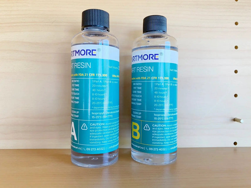 Artmore UV Resistant + FDA Approved Epoxy Resin - 1:1 by Volume by Resin Art NZ