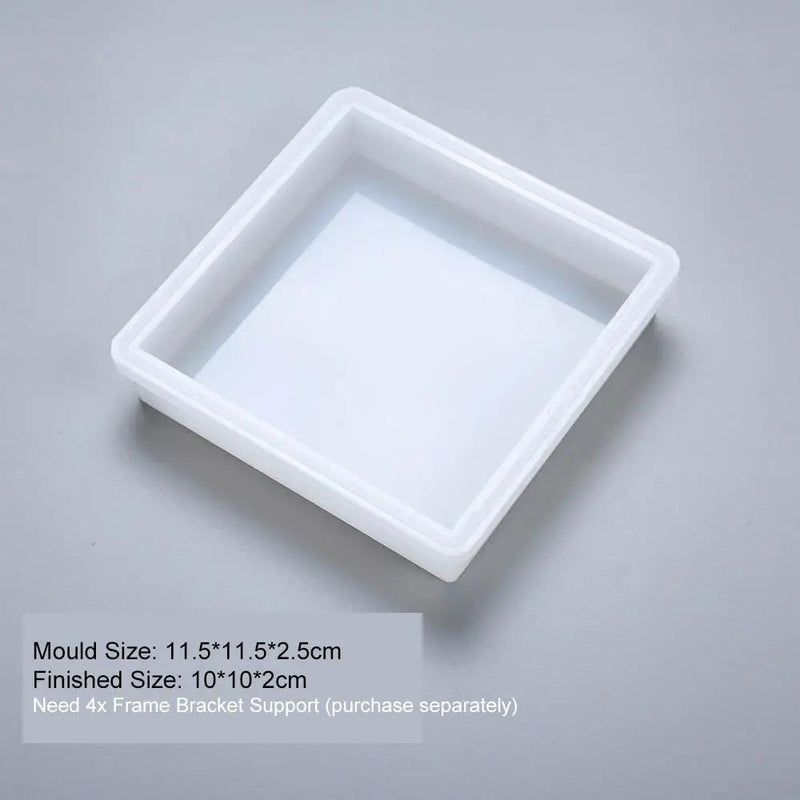 Jumbo Tap Out Moulds Geometric Moulds Table Top Floral Preservation, Specimens Making, Bookend Moulds by Resin Art NZ