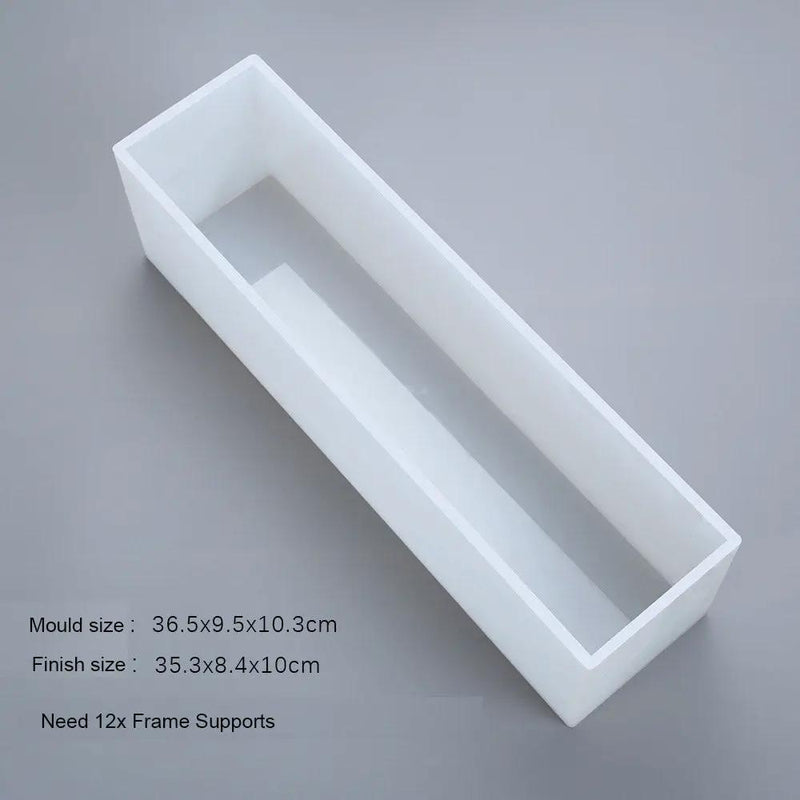 Jumbo Tap Out Moulds Geometric Moulds Table Top Floral Preservation, Specimens Making, Bookend Moulds by Resin Art NZ
