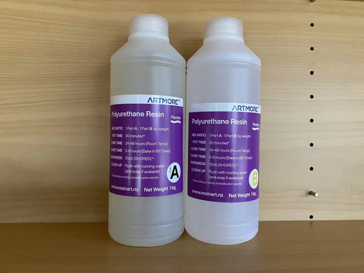 Artmore Crystal Clear Polyurethane Resin Flexible by Resin Art NZ