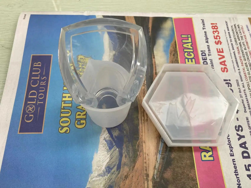 Crystal Clear Art Epoxy Resin - 3 : 1 by Weight 1kg Kit - Soft Type by Resin Art NZ