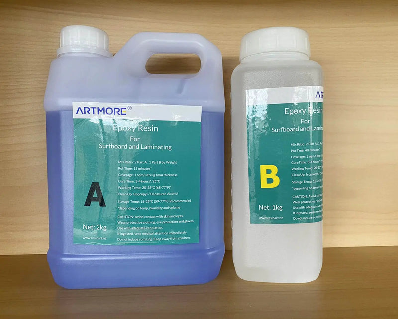 Epoxy Resin for Surfboard Repair kit- 2:1 by Resin Art NZ