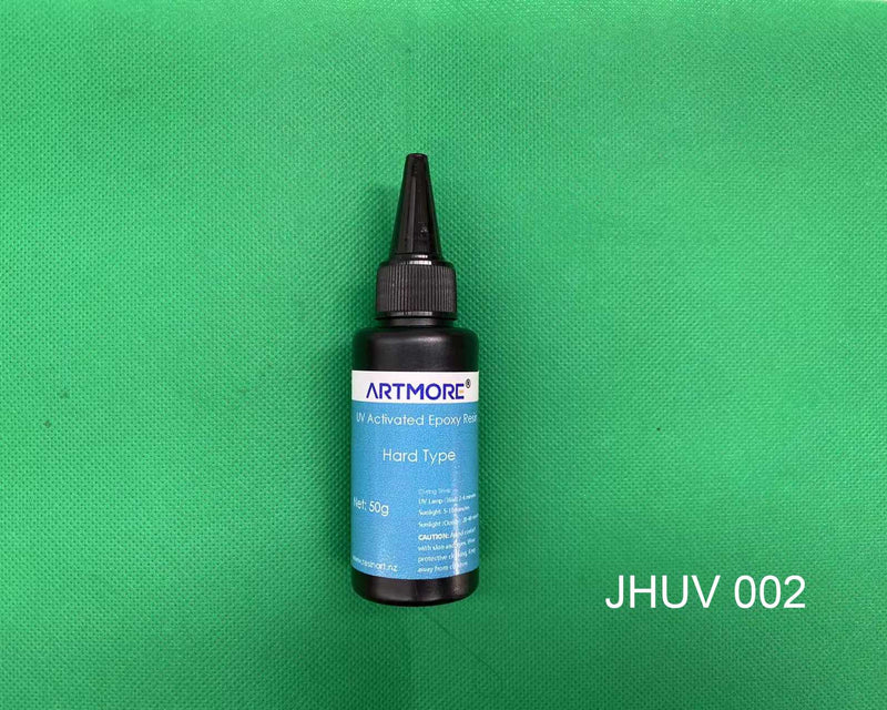 UV Activated Art Resin - Hard Transparent UV Epoxy Resin Crystal Clear Glue Sunlight Ultraviolet Curing Resin Liquid Glue for DIY Crafts -02 by Resin Art NZ