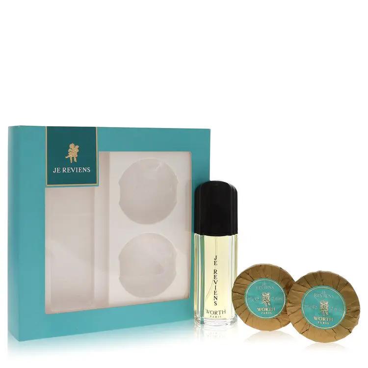 Je Reviens Gift Set - 1.7 oz eau De Toilette Spray + 2 x 2.6 oz Soap by Worth -- by Brands HD