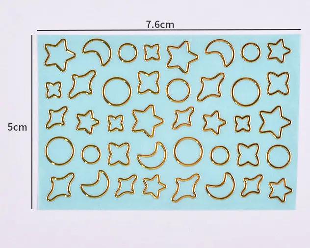 Metal Stickers for Resin Filler Crystal Pyramid Energy Generator Orgonite Pyramid Crafting Jewelry Making Accessory - 02 by Resin Art NZ