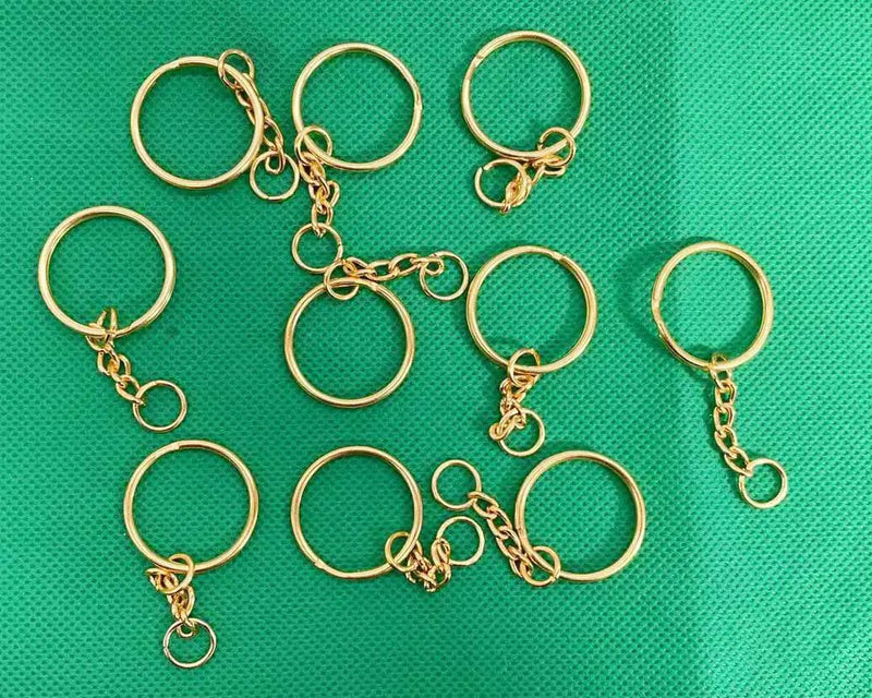 Golden Key Chain Accessories - 2 years Warranty by Resin Art NZ