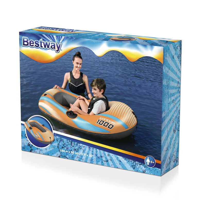 Bestway 149x85cm One Person Inflatable Kayak with Repair Patch by salelink.co.nz