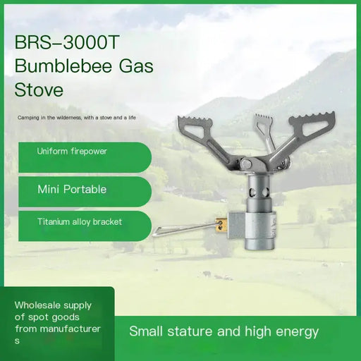 BRS-3000T Portable Outdoor Titanium Gas Stove by Mead's Supply & Equipment Outfitters limited