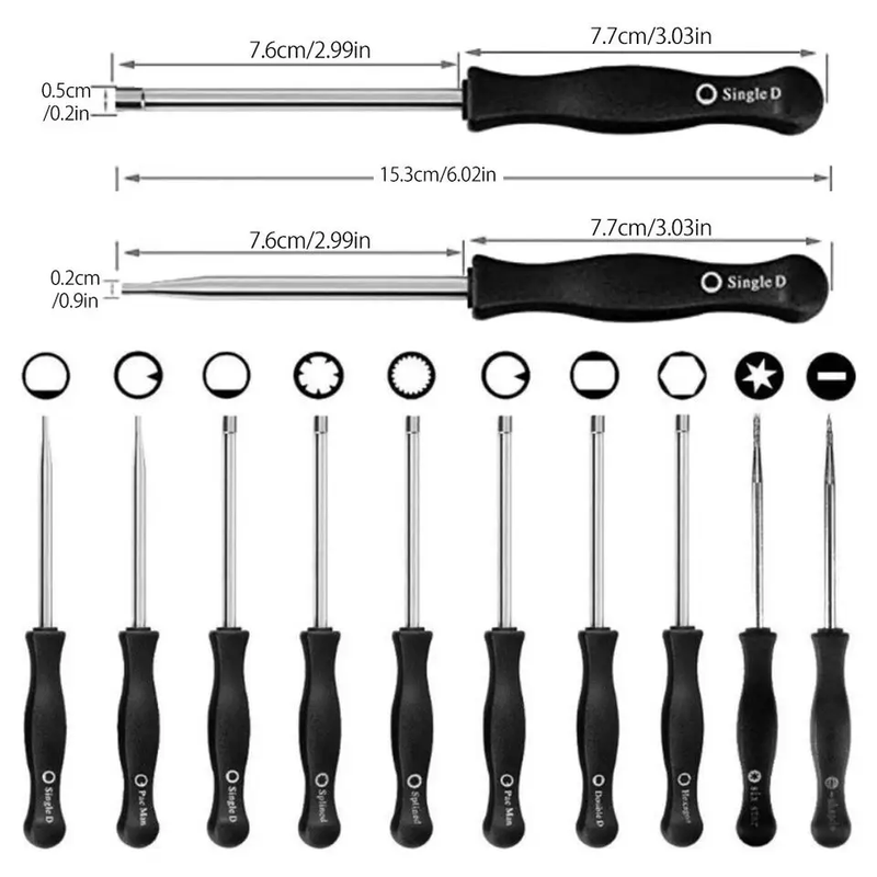 10PCS Carb Adjust Kit Screwdriver Carburetor Adjustment Tool by salelink.co.nz
