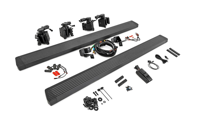 Power Running Boards Dual Electric Motor 4 Door Jeep Wrangler JL (2018-2026) by Magwarehouse.com