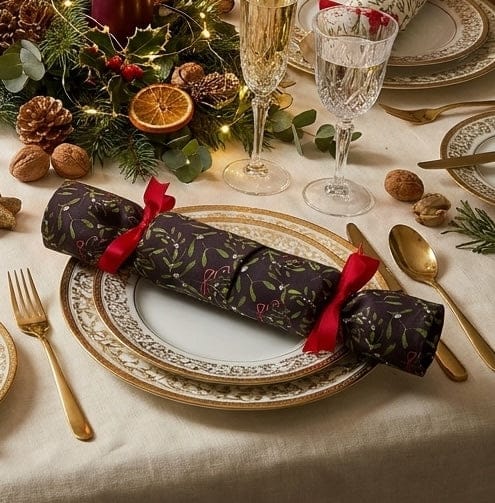 Waste Free Celebrations Christmas Crackers Mistletoe (6 Reusable Crackers) Mistletoe (6 Reusable Crackers)