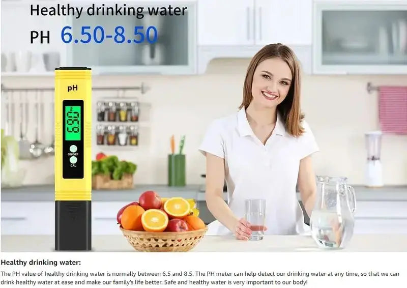 GOXAWEE PH Tester Pen for Precise Water Measurement - Digital pH Meter 0-14 Range by Mead's Supply & Equipment Outfitters limited