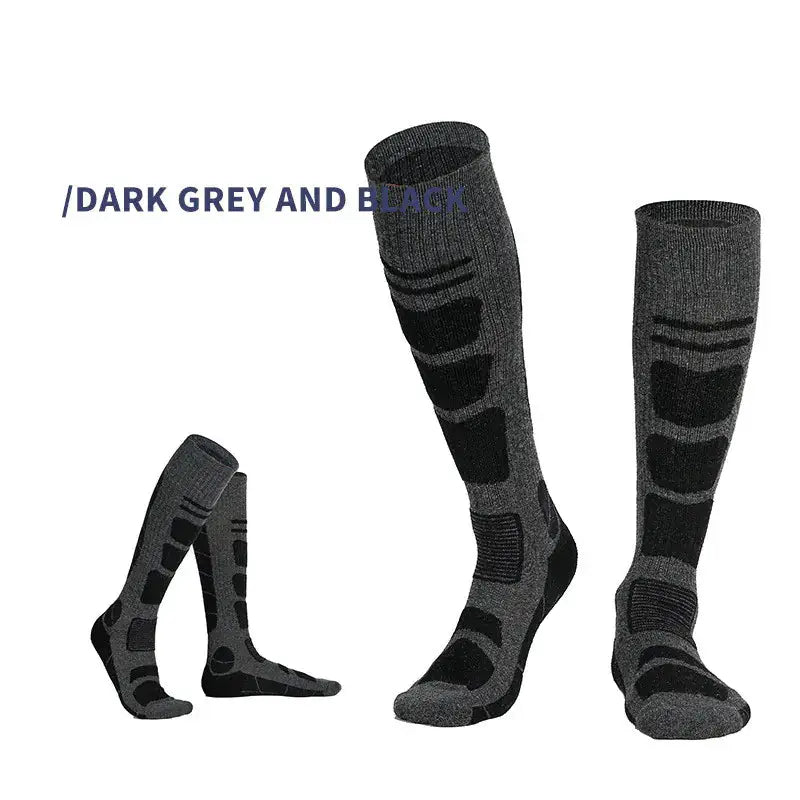 Over The Knee Wool Hiking Socks for New Adventures - Brushed High Tube Trail Socks by Mead's Supply & Equipment Outfitters limited