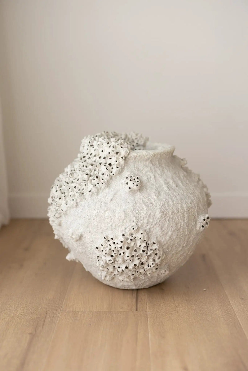Inkah Limited Barnacle Pot Vase Ocean Inspired Ceramic Home Decor Barnacle Pot Vase Ocean Inspired Ceramic Home Decor