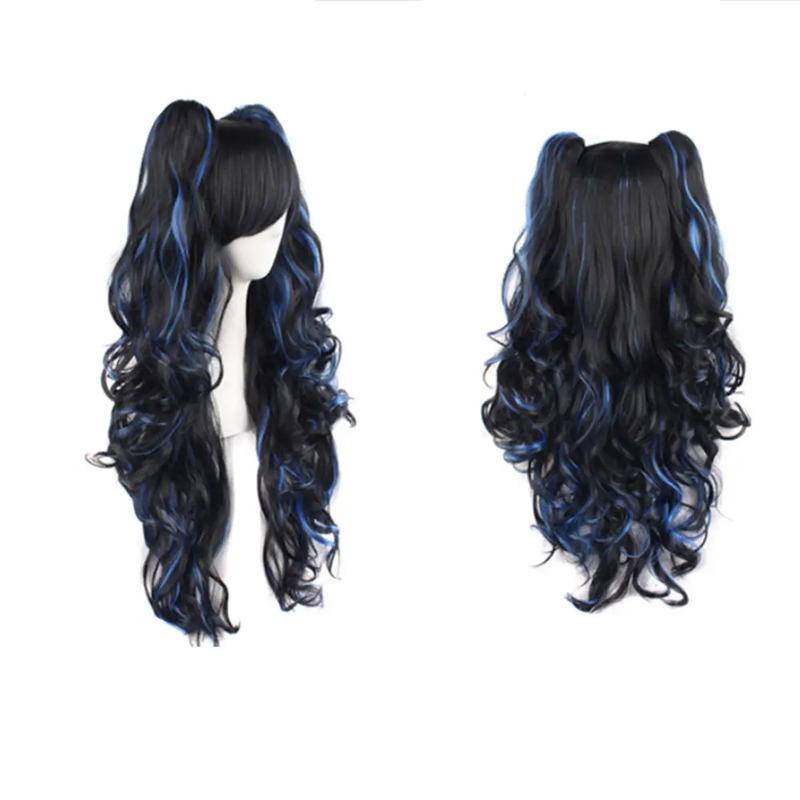 Lolita Long Curly Ponytail Wigs Cosplay Wig by salelink.co.nz