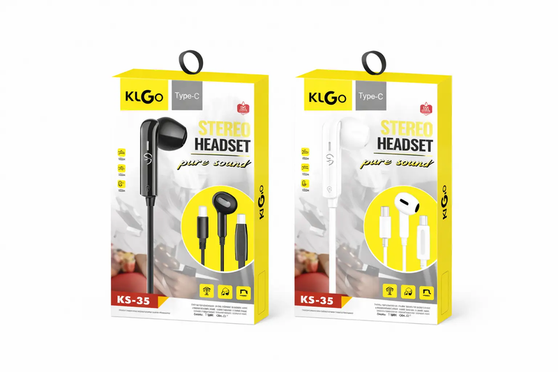 Frankly Cotton KLGO Type‑C Wired Stereo Earphones by Nest & Stem Homewares