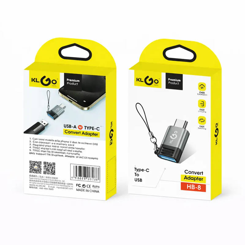 Frankly Cotton KLGO USB to USBC Converter Adapter by Nest & Stem Homewares