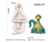 Dragon / Dinosaur Moulds - Easter by Resin Art NZ
