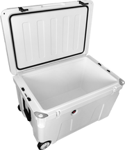 Southern Ocean Fish Bins Cooler Boxes Southern Ocean 140L Cooler Bin With Wheels and Vent Valve Southern Ocean Cooler Bin 140L with Wheels