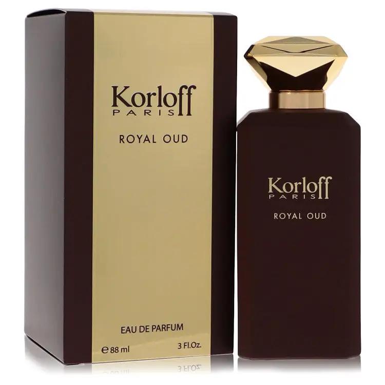 Korloff Royal Oud Eau De Parfum Spray (Unisex) by Korloff 90 ml by Brands HD