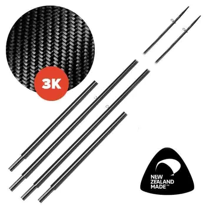 Kilwell Kilwell NZ Outriggers 6.3m Stiff SL 3K Drop-In(pr) Kilwell NZ Outriggers 6.3m Stiff SL 3K Drop-In(pr)