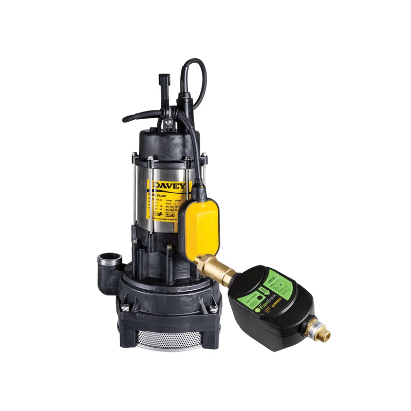 Davey RainBank Submersible Rainwater Harvesting Kit - In-Tank Pump, Mains Backup, WaterMark NZ by Filtration Station NZ