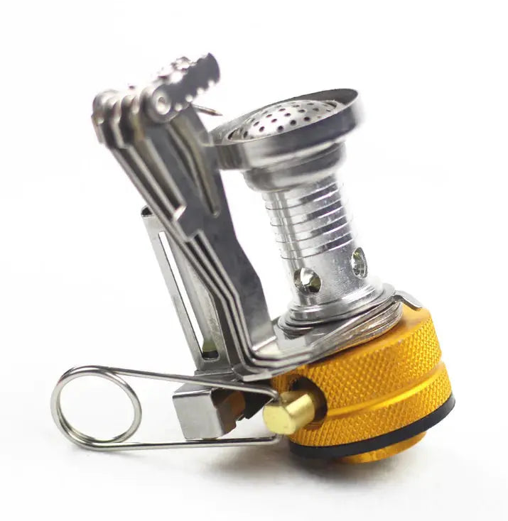 Portable Mini Camping Stove - Lightweight Aluminum Butane Burner for Outdoor Cooking | 1-3 Person Capacity by Mead's Supply & Equipment Outfitters limited