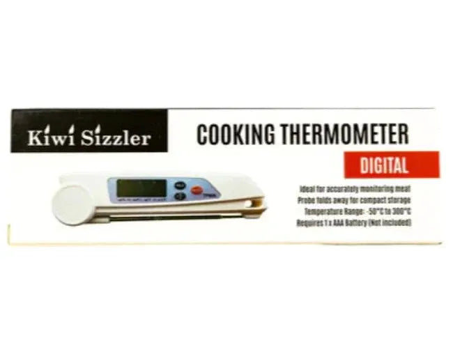 Kiwi Sizzler Instant Read Digital BBQ Thermometer – Foldable by NZ Diver
