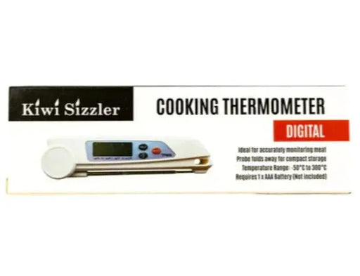 Kiwi Sizzler Instant Read Digital BBQ Thermometer – Foldable by NZ Diver