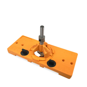 Concealed 35mm Cup Style Hinge Jig Boring Hole Drill Guide with Drill Bit Wood by salelink.co.nz