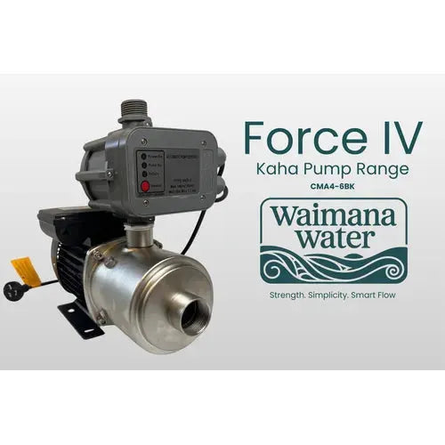 Kaha Force Series Multistage Centrifugal Pump with Pressure Controller - Stainless Steel, High Pressure NZ by Filtration Station NZ