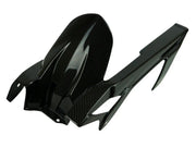 KAWASAKI Ninja 400 (Rear Hugger with Chain Guard) Dry Carbon by CARBONISE