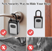 g8buynz g8buynz Key Lock Box Wall Mounted Portable Lock Box for House Key 5 Key Capacity Key Lock Box Wall Mounted Portable Lock Box for House Key 5 Key Capacity