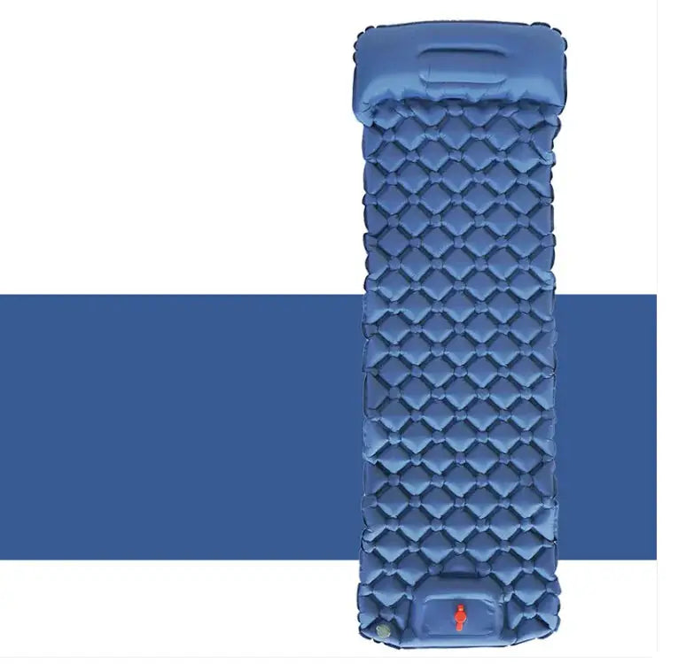 Outdoor Camping Press Inflatable Sleeping Pad - Lightweight Mat with Built-In Pillow by Mead's Supply & Equipment Outfitters limited