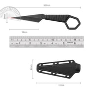 g8buynz Stainless Steel Mini Knife with Chain and Dedicated Sheath Camping Neck Knives Hand Tools Stainless Steel Mini Knife with Chain and Dedicated Sheath Camping Neck Knives Hand Tools