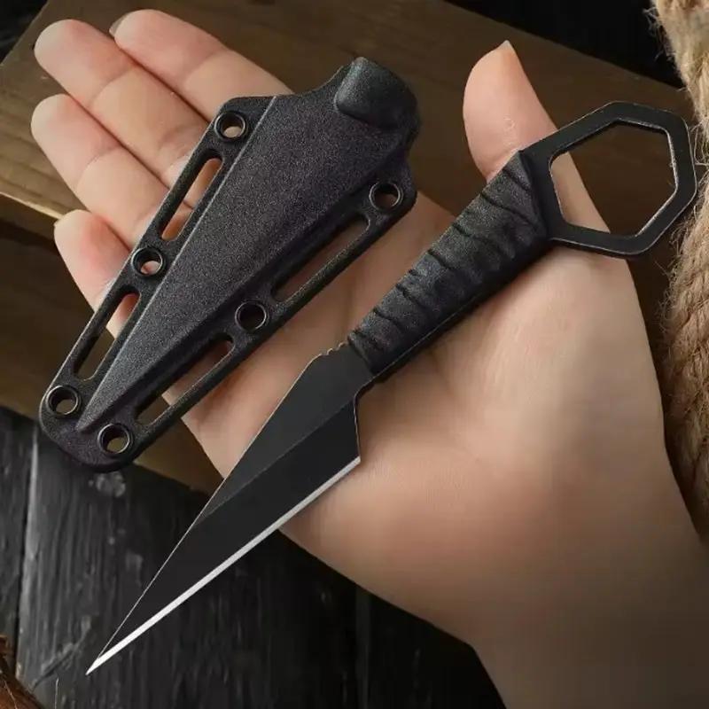 g8buynz Stainless Steel Mini Knife with Chain and Dedicated Sheath Camping Neck Knives Hand Tools Stainless Steel Mini Knife with Chain and Dedicated Sheath Camping Neck Knives Hand Tools