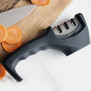 g8buynz Knife Sharpener Grip Easy to Use 3 Sharpening Options Knife Sharpener Grip Easy to Use 3 Sharpening Options