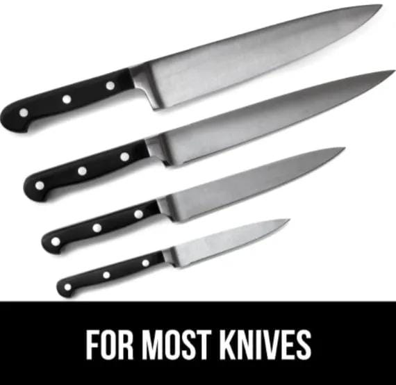 g8buynz Knife Sharpener Grip Easy to Use 3 Sharpening Options Knife Sharpener Grip Easy to Use 3 Sharpening Options